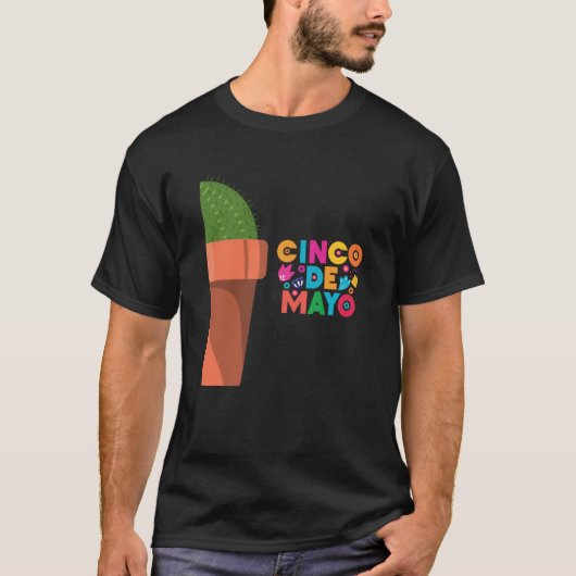 Cinco De Mayo Burritos Mexico Tacos and Avocado 2 T-shirt (Voorkant)