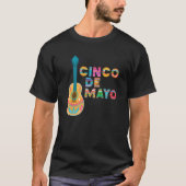 Cinco De Mayo Burritos Mexico Tacos and Avocado  3 T-shirt (Voorkant)