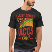 Cinco De Mayo Burritos Mexico Tacos and Avocado 55 T-shirt (Voorkant)
