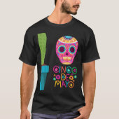 Cinco De Mayo Burritos Mexico Tacos and Avocado 68 T-shirt (Voorkant)