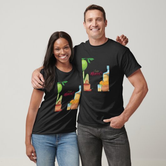 Cinco De Mayo Burritos Mexico Tacos and Avocado  6 T-shirt (Unisex)
