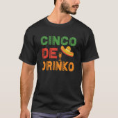 Cinco De Mayo Burritos Mexico Tacos and Avocado  7 T-shirt (Voorkant)