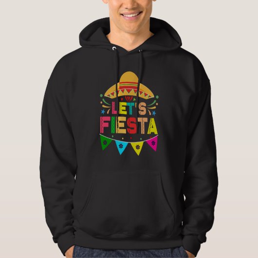 Cinco De Mayo Burritos  Mexico Tacos and Avocado   Hoodie (Voorkant)