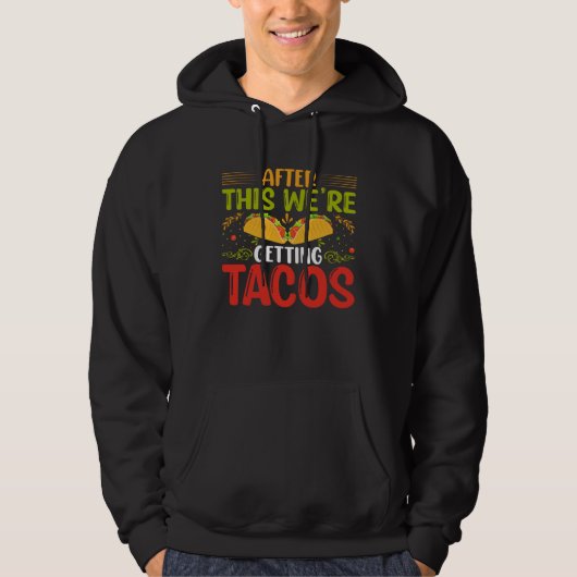 Cinco De Mayo Burritos  Mexico Tacos and Avocado   Hoodie (Voorkant)