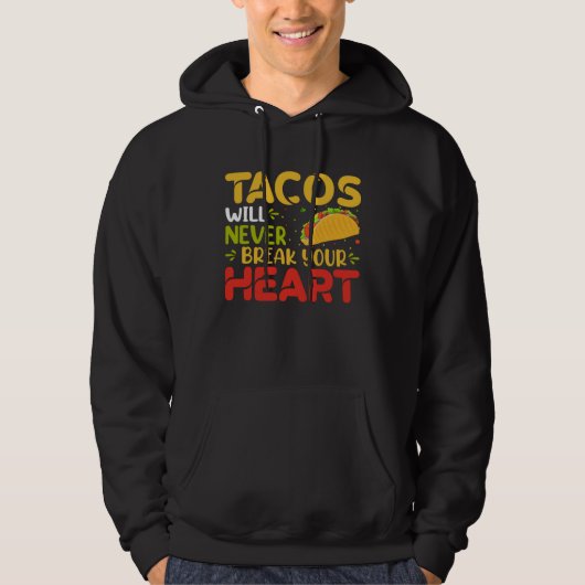 Cinco De Mayo Burritos  Mexico Tacos and Avocado   Hoodie (Voorkant)