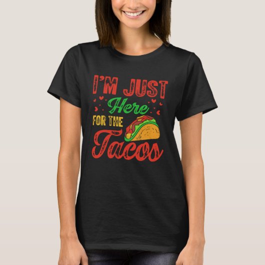 Cinco De Mayo Burritos  Mexico Tacos and Avocado   T-shirt (Voorkant)
