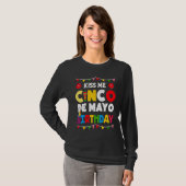 Cinco De Mayo Burritos  Mexico Tacos and Avocado   T-shirt (Voorkant volledig)