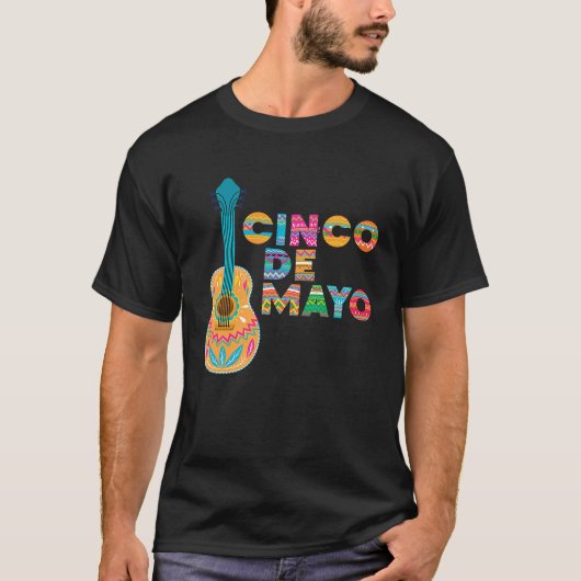 Cinco De Mayo Burritos  Mexico Tacos and Avocado   T-shirt (Voorkant)