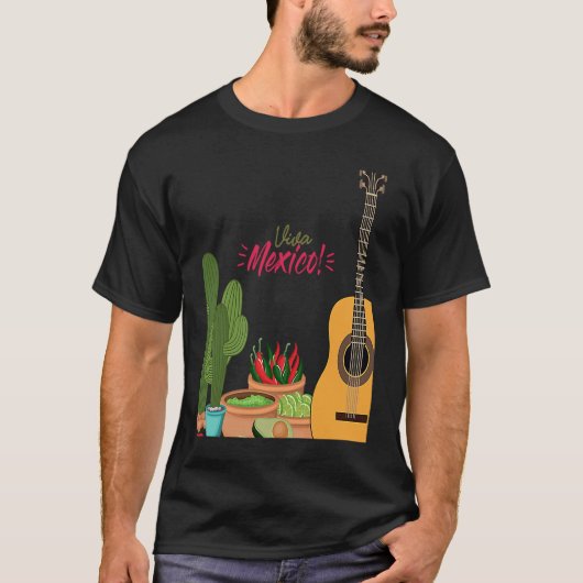 Cinco De Mayo Burritos  Mexico Tacos and Avocado   T-shirt (Voorkant)