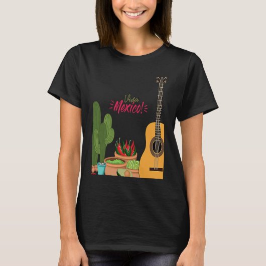 Cinco De Mayo Burritos  Mexico Tacos and Avocado   T-shirt (Voorkant)