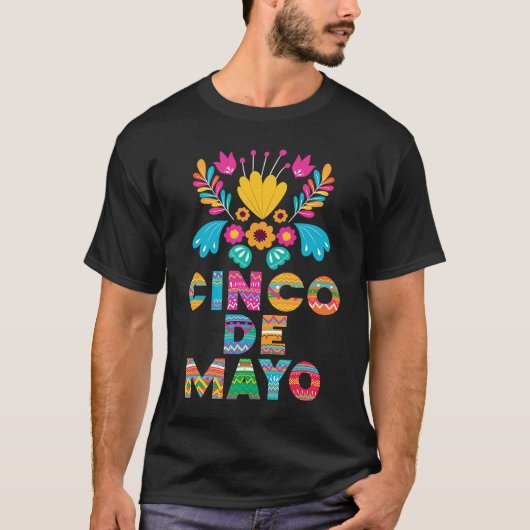 Cinco De Mayo Burritos  Mexico Tacos and Avocado   T-shirt (Voorkant)