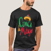 Cinco De Mayo Burritos  Mexico Tacos and Avocado   T-shirt (Voorkant)