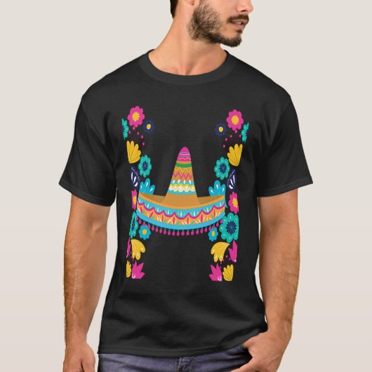 Cinco De Mayo Burritos  Mexico Tacos and Avocado   T-shirt (Voorkant)