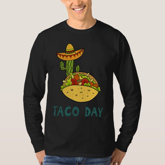 Cinco De Mayo Burritos  Mexico Tacos and Avocado   T-shirt (Voorkant)