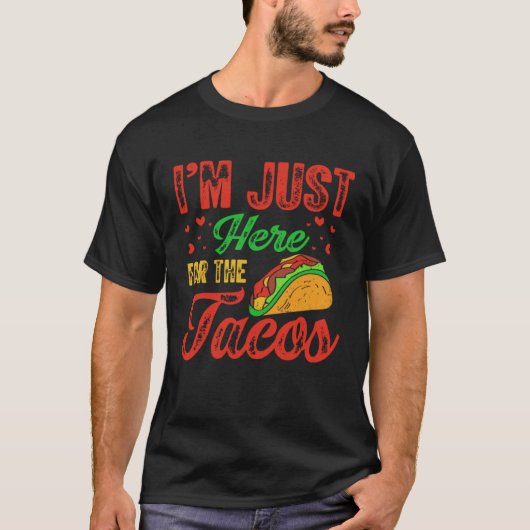 Cinco De Mayo Burritos  Mexico Tacos and Avocado   T-shirt (Voorkant)
