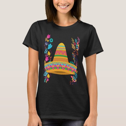 Cinco De Mayo Burritos  Mexico Tacos and Avocado   T-shirt (Voorkant)