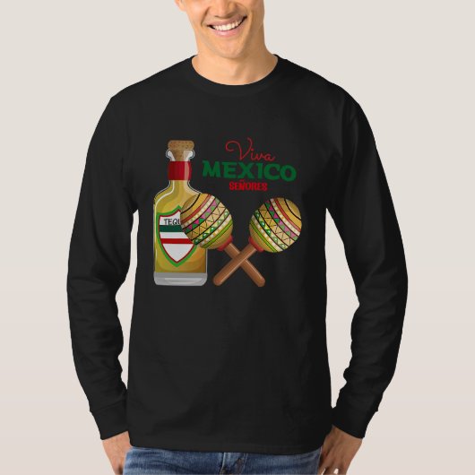 Cinco De Mayo Burritos  Mexico Tacos and Avocado   T-shirt (Voorkant)