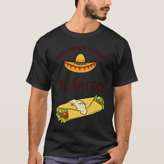 Cinco De Mayo Burritos  Mexico Tacos and Avocado   T-shirt (Voorkant)