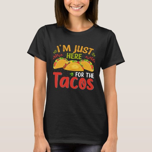 Cinco De Mayo Burritos  Mexico Tacos and Avocado   T-shirt (Voorkant)