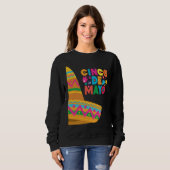 Cinco De Mayo Burritos  Mexico Tacos and Avocado   Trui (Voorkant volledig)