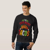Cinco De Mayo Burrito's Mexico Tacos en Avocado Trui (Voorkant volledig)