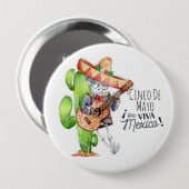Cinco De Mayo Button (Voorkant /achterkant)