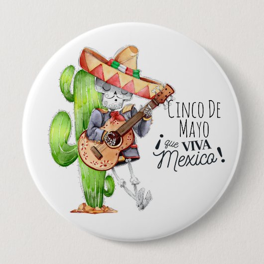 Cinco De Mayo Button (Voorkant)