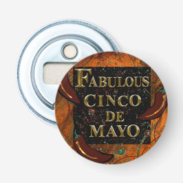 Cinco de Mayo Button Flesopener
