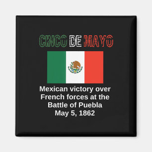 Cinco de Mayo Byttle of Puebla 5 mei Mexicaanse Ci Magneet