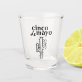 Cinco de Mayo Cactus Shot Glas (Voorkant)
