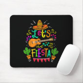 Cinco de Mayo Cactus Sombrero Guitar Muismat (Met muis)