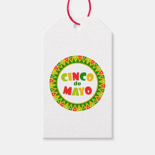 Cinco de Mayo Cadeaulabel (Voorkant)