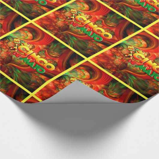 Cinco de Mayo Cadeaupapier (Hoek)