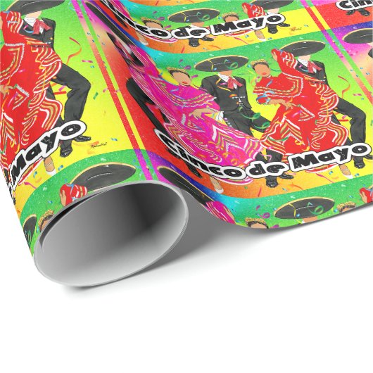 Cinco de Mayo Cadeaupapier (Rol Hoek)