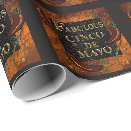 Cinco de Mayo Cadeaupapier (Rol Hoek)