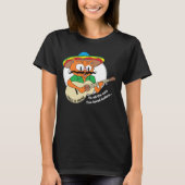 Cinco De Mayo Cartoon Cat Funny T-shirt (Voorkant)