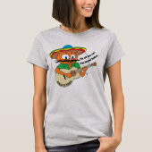 Cinco De Mayo Cartoon Cat Funny T-shirt (Voorkant)