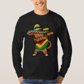 Cinco De Mayo Cat Dabbing T-shirt (Voorkant)