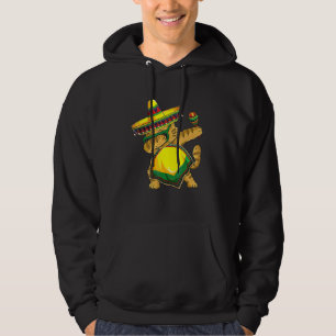 Cinco De Mayo Cat Mexican Cat Sombrero Dabbing Hoodie