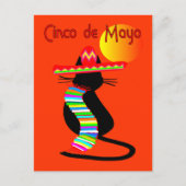 Cinco de mayo CAT-ontwerp—Schattig Briefkaart (Voorkant)