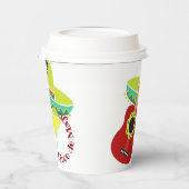 Cinco de Mayo Celebration 8oz. Papieren Beker (Links)