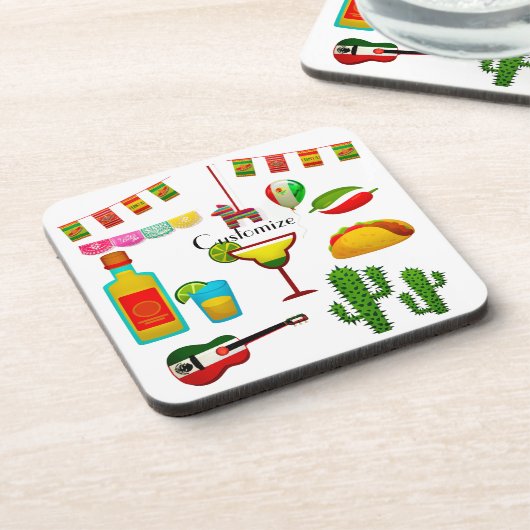 Cinco de Mayo Celebration Thunder_Cove Bier Onderzetter (Linkerzijde)