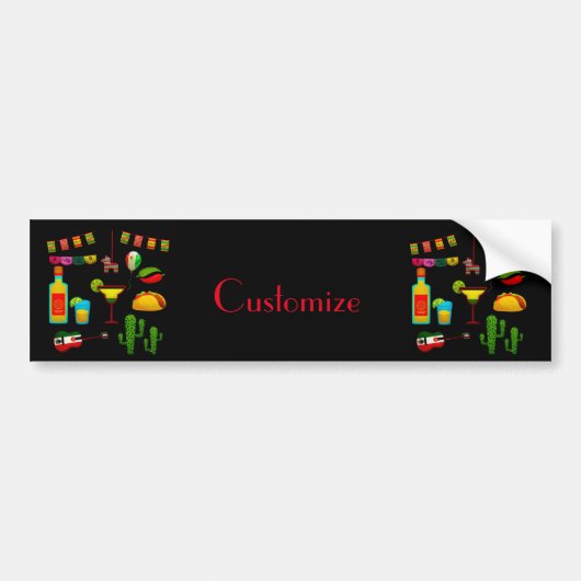 Cinco de Mayo Celebration Thunder_Cove Bumpersticker (Voorkant)