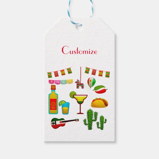 Cinco de Mayo Celebration Thunder_Cove Cadeaulabel (Voorkant)