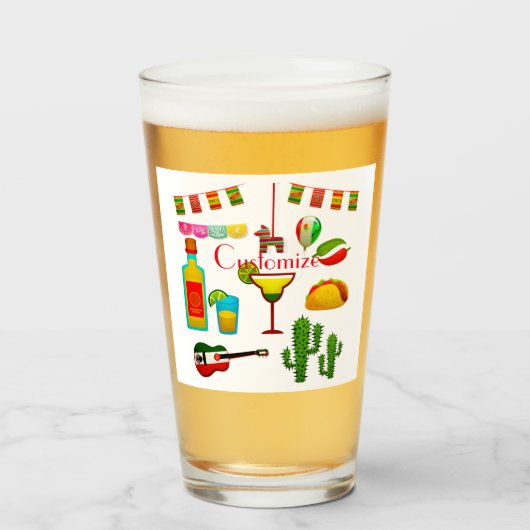 Cinco de Mayo Celebration Thunder_Cove Glas (Voorkant gevuld)