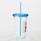 Cinco de Mayo Celebration Thunder_Cove Glass Acryl Drinkbeker (Rechts)