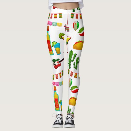 Cinco de Mayo Celebration Thunder_Cove Leggings (Voorkant)