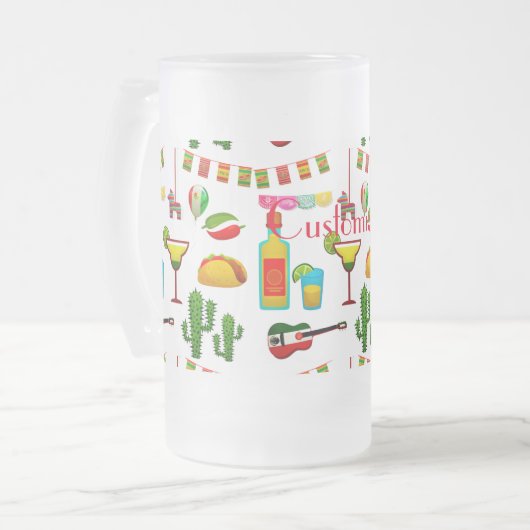 Cinco de Mayo Celebration Thunder_Cove Matglas Bierpul (Voorkant links)