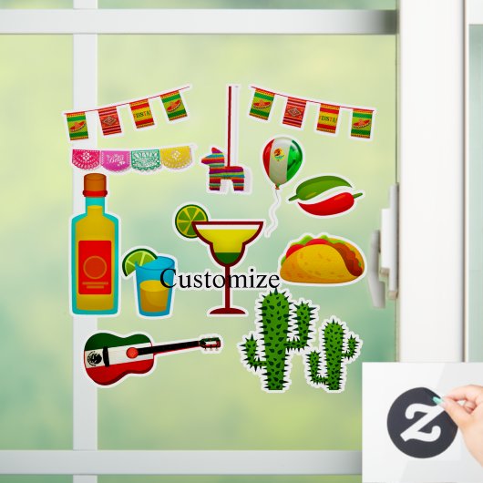 Cinco de Mayo Celebration Thunder_Cove Raamsticker (Huis)