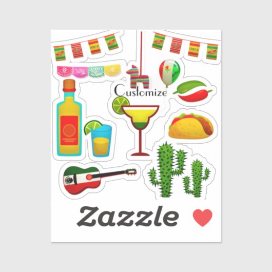 Cinco de Mayo Celebration Thunder_Cove Sticker (Vel)